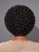 13x4 lace front Wig black pixie wig curly wave 100% Human Hair