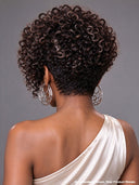 13x4 Lace front Pixie wig Salt and Pepper spring curl