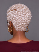 Lace front 13x4 pixie wig white finger wave