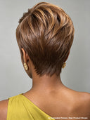 Lace front 13x4 Pixie wig straight brown for black woman 100% Human Hair