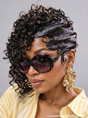 13x4 Lace Front black Asymmetrical  pixie Wig 