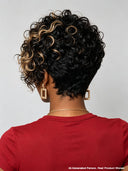 13x4 lace front Mixed Color Highlights curly wave 100% Human Hair