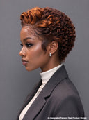 Lace front 13x4 pixie wig Quick weave mix color