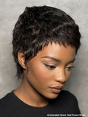 Full lace wig pixie black quick weave 100% Human Hair