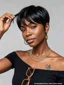 Wear to Go Gluelesse wig Black Pixie wig