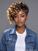 Lace front Pixie cut Wig side part for black woman 100% Human Hair