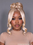 Lace Front updo Bridal Collection Romantic blonde Virgin Human Hair