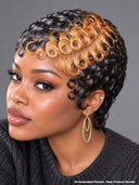 13x4 lace front Wig chioma finger wave honey 100% Human Hair