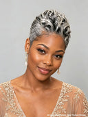 Lace closure 5x5 Pixie wig Salt and Pepper Quick weave