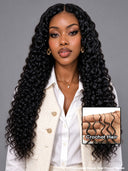 Feather Crochet Human Hair Extensions deep wave for black woman 100% Human Hair