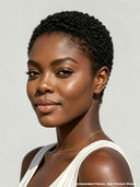 Full Lace Pixie Wig afro for black woman