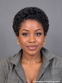 Summer sale Machine Made pixie wig afro curly 100% Human Hair