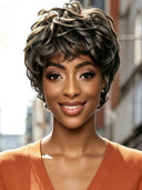 Wear to Go salt and pepper machine made Pixie wig