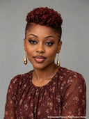 Topper Unit 99J# burgundy for black woman( NOT A WIG)