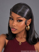 Pre-styled Updo 13x4 Lace Front Wig 100% identical to the picture straight bob 14 inch 100% Human Hair