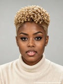 Topper Unit Machine made blonde for black woman( NOT A WIG)