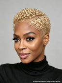 Lace front 13x6 Pixie wig Afro curly blonde pre-cut for black woman
