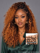 HairBS Feather Crochet Human Hair Extensions deep wave brown invisible and comfortable 100% Human Hair