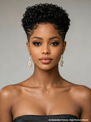 Topper Unit curly wig for black woman Machine made( NOT A WIG)
