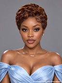 13x4 lace front Wig brown pixie cut wig pre-cut lace 100% Human Hair