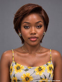 13x4 lace front Wig brown straight pixie cut wig lace pre cut 100% Human Hair