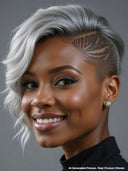 Topper Unit quick weave gray salt and pepper 100% Human Hair ( NOT A WIG)