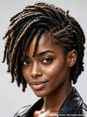 Full lace  Braided hairstyle wig for black woman