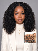 Feather Crochet Human Hair Extensions deep wave invisible and comfortable 100% Human Hair