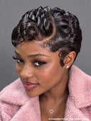 Promotion 13x4 lace front Wig pixie 100% Human Hair