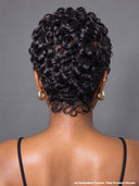 13x4 lace front Wig black pixie cut wig chioma finger wave 100% Human Hair
