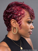 Promotion 13x4 lace front Wig pixie rouge highlight 100% Human Hair