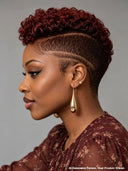Topper Unit 99J# burgundy for black woman( NOT A WIG)