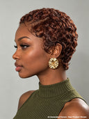 Pixie cut wig 13x4 lace front Wig brown lace pre cut 100% Human Hair