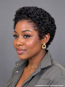 Summer sale Machine Made pixie wig afro curly 100% Human Hair