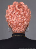 Ready to go Glueless wig pixie rose pink quick weave 100% Human Hair