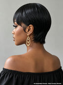 Flash Sale pixie wig straight 100% Human Hair