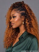 HairBS Feather Crochet Human Hair Extensions deep wave brown invisible and comfortable 100% Human Hair