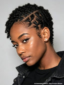 Full Lace wig With Braided pixie wig