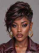 HD wig Pixie cut wig Lace front 13x6 quick weave 100% Human Hair
