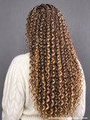 Feather Crochet Human Hair Extensions deep wave mix 4/27#  invisible and comfortable 100% Human Hair（50 grams per piece）