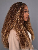 Feather Crochet Human Hair Extensions spring curl 4/27#（50 grams per piece)