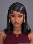 Pre-styled Updo 13x4 Lace Front Wig 100% identical to the picture straight bob 14 inch 100% Human Hair