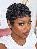 Great Deal: Buy One, Get One Free $109 machine made fingwe wave & curly wave 100% Human Hair