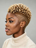 Topper Unit Machine made blonde for black woman( NOT A WIG)