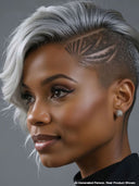 Topper Unit quick weave gray salt and pepper 100% Human Hair ( NOT A WIG)