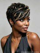 Ready & go Gluelesse wig quick weave machine made