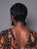 Lace front 13x4 HD wig black pixie cut wig finger wave 100% Human Hair