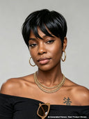 Wear to Go Gluelesse wig Black Pixie wig