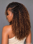 Feather Crochet Human Hair Extensions deep wave brown invisible and comfortable 100% Human Hair