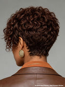 Lace front 13x4 pixie wig Brown For Black Woman
